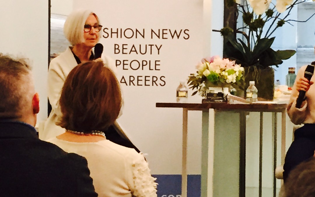 Fashionable Thinking….Designer Eileen Fisher speaks in NYC